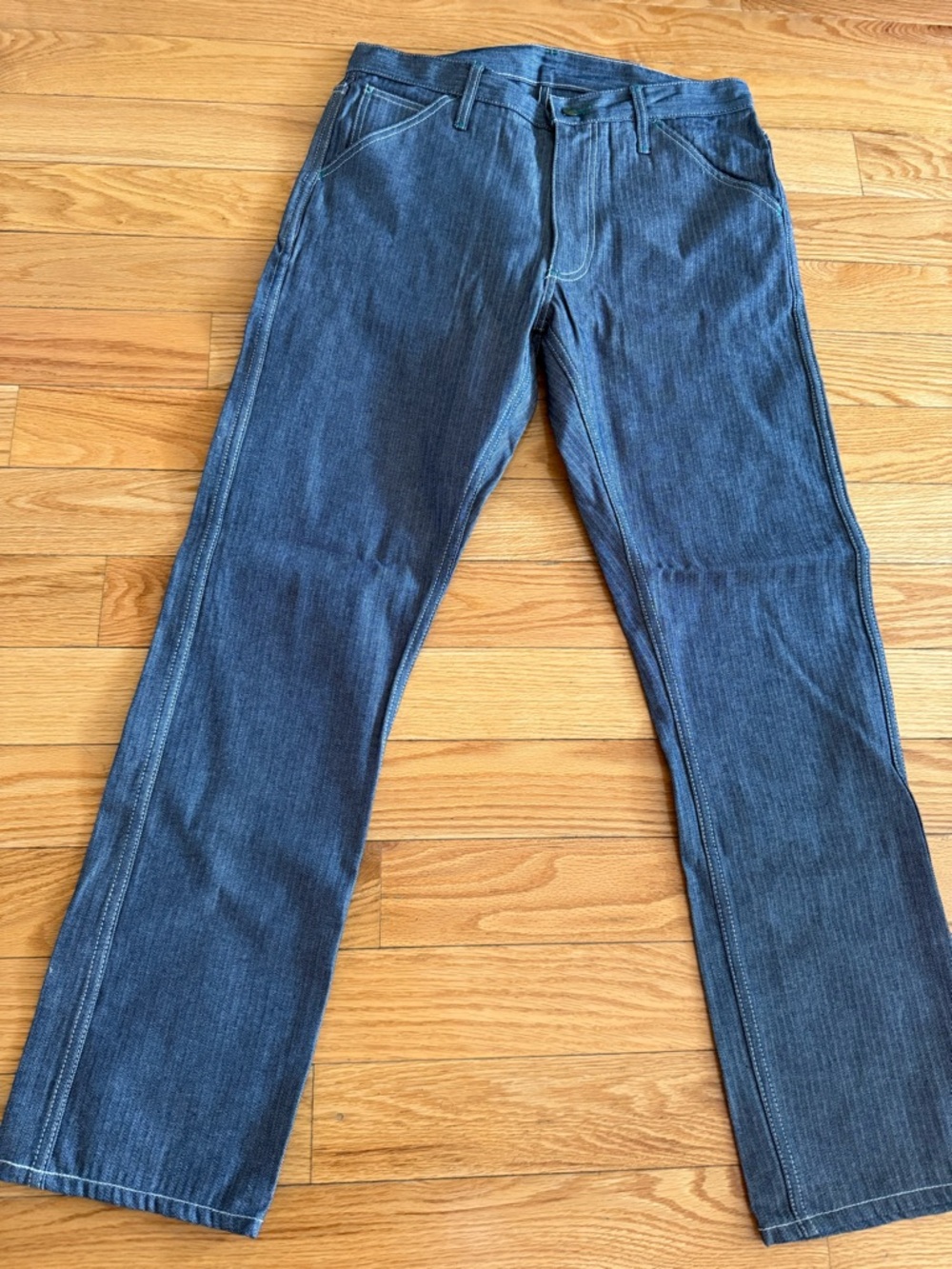 Dark Indigo Straight-Leg Jeans